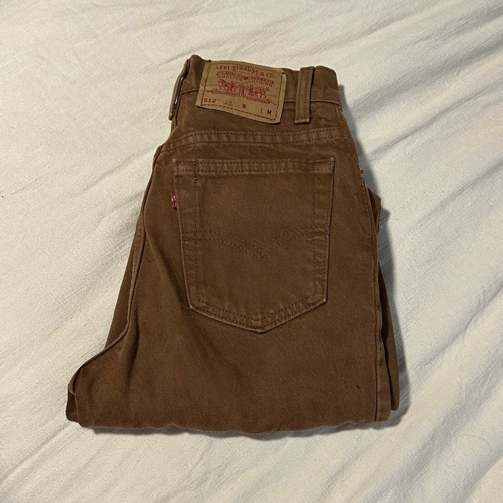 Rare Brown Vintage Levi 512 - 23/24